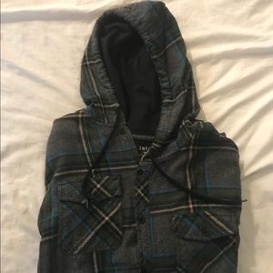 XL Empyre  Long Sleeve Button Up Hoodie